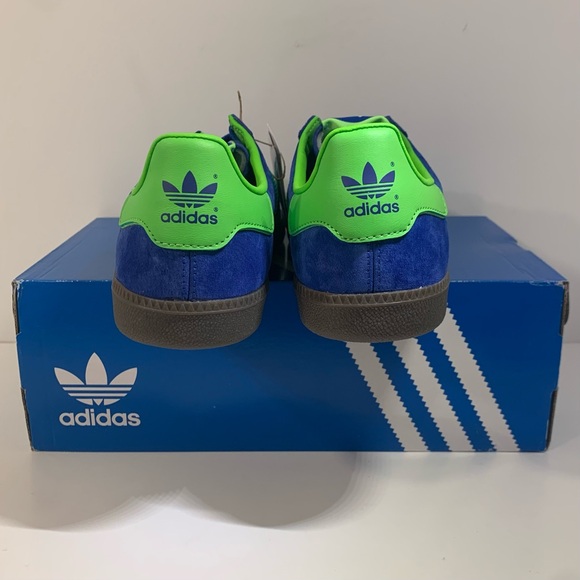 [BRAND NEW] ADIDAS ATHEN OG BOLD BLUE SEMI SCREAMING GREEN MENS SIZE 11 SNEAKERS - Picture 6 of 12